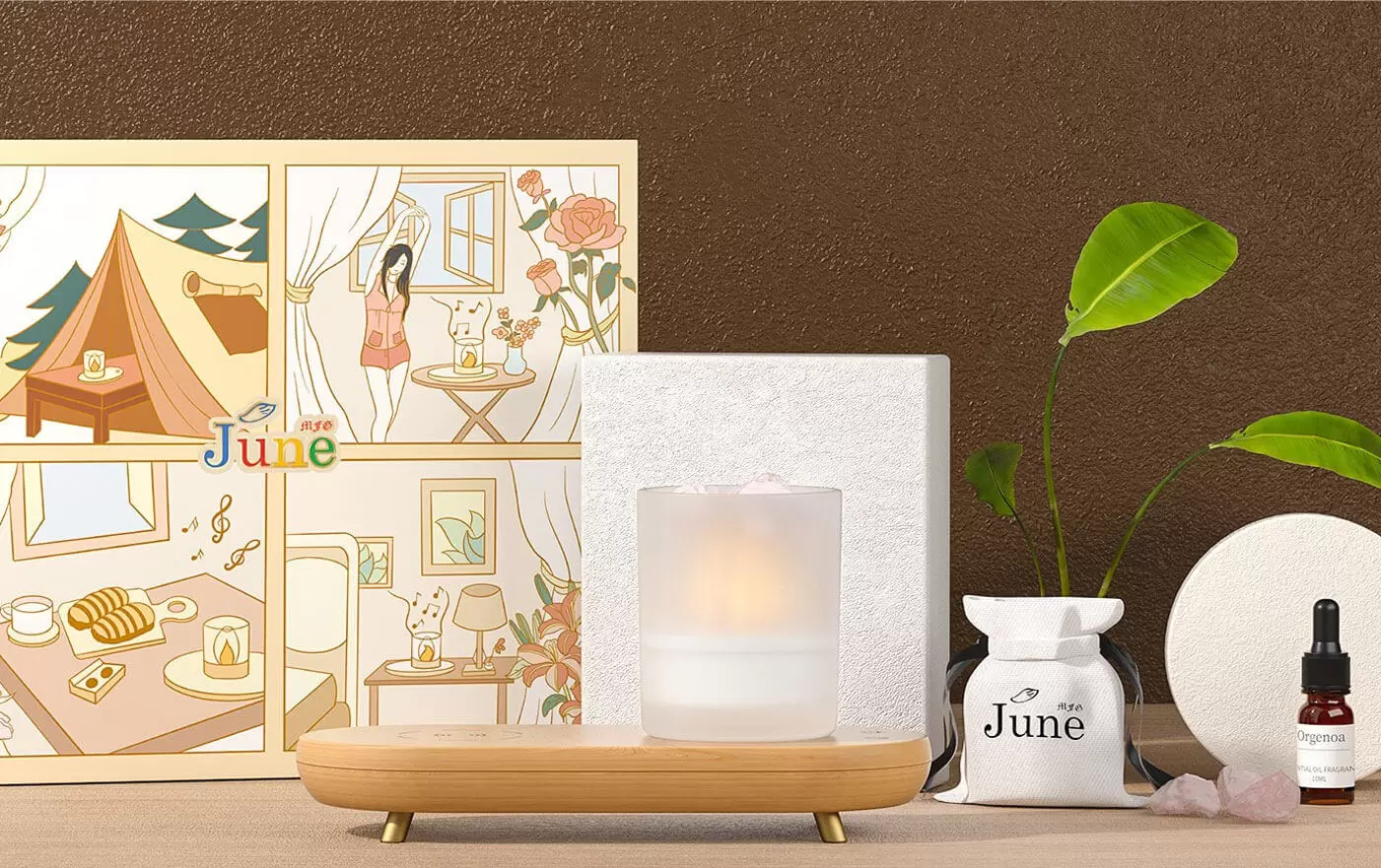 l&acirc;mpada aquecedora de velas